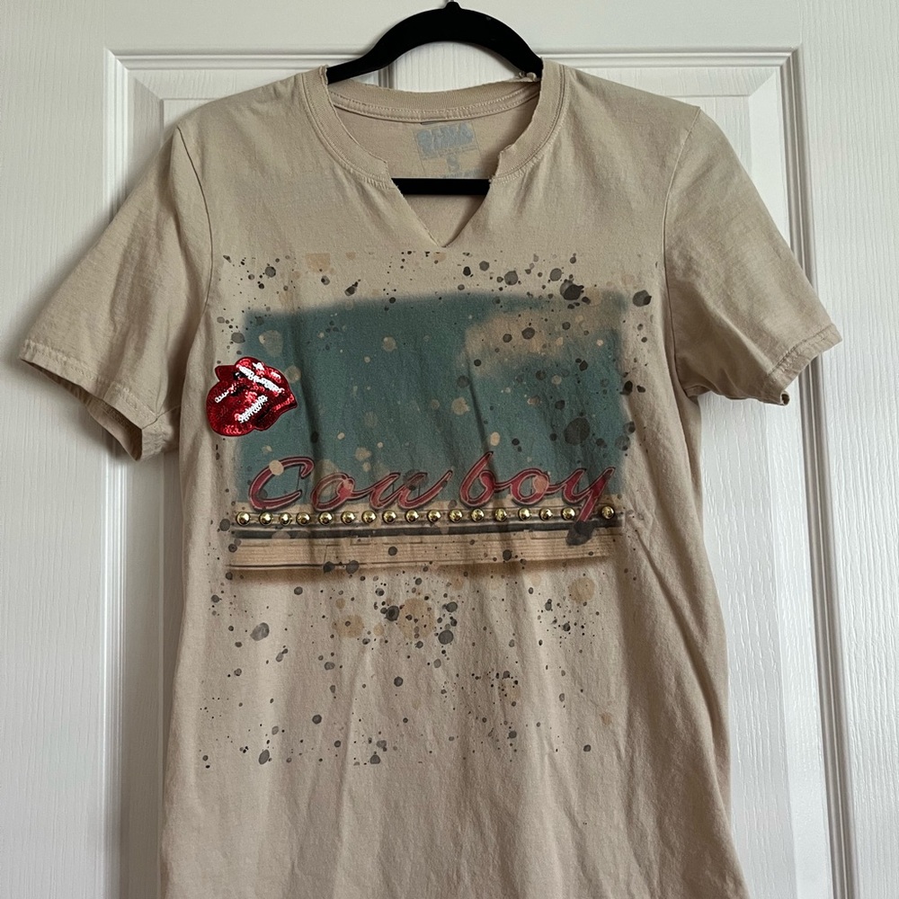 Western Gina Tees Graphic Shirt